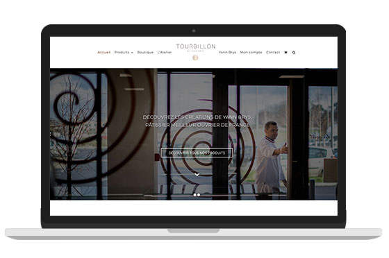 Site web Pâtisserie Tourbillon